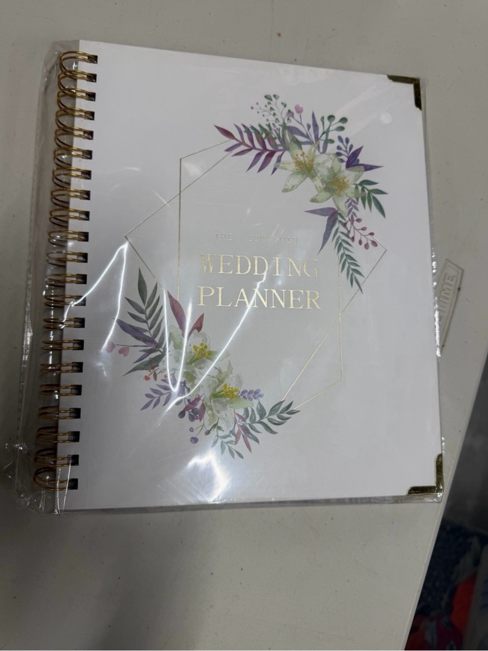 Wedding Planner Notebook - White Floral